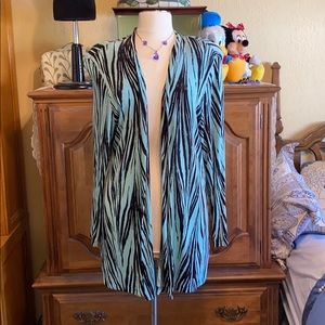 Vicki Vi Tiger Stripe Cape